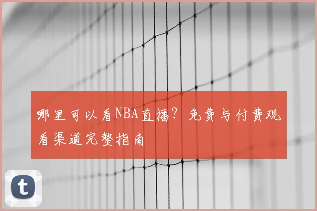 哪里可以看NBA直播？免费与付费观看渠道完整指南